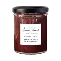 Confiture 3 fruits rouges de Normandie 210g