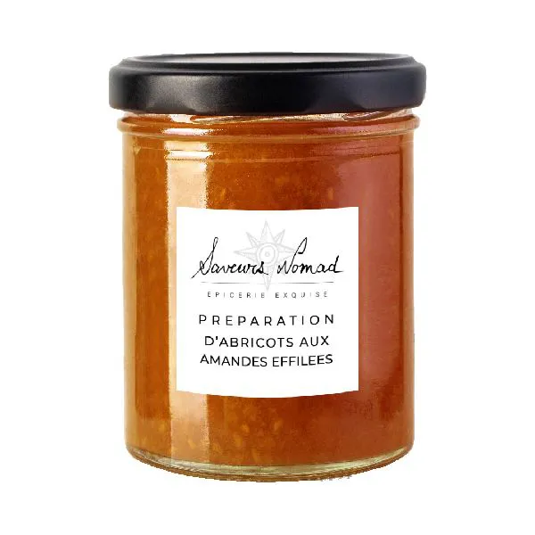 Confiture d'abricots aux amandes effilées