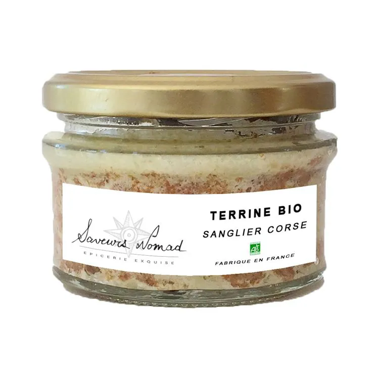 terrine bio de corse sanglier 125g