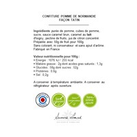 Confiture pomme de Normandie façon tatin 210g 2