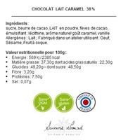 Fondettes chocolat lait caramel 38 % 200g 3