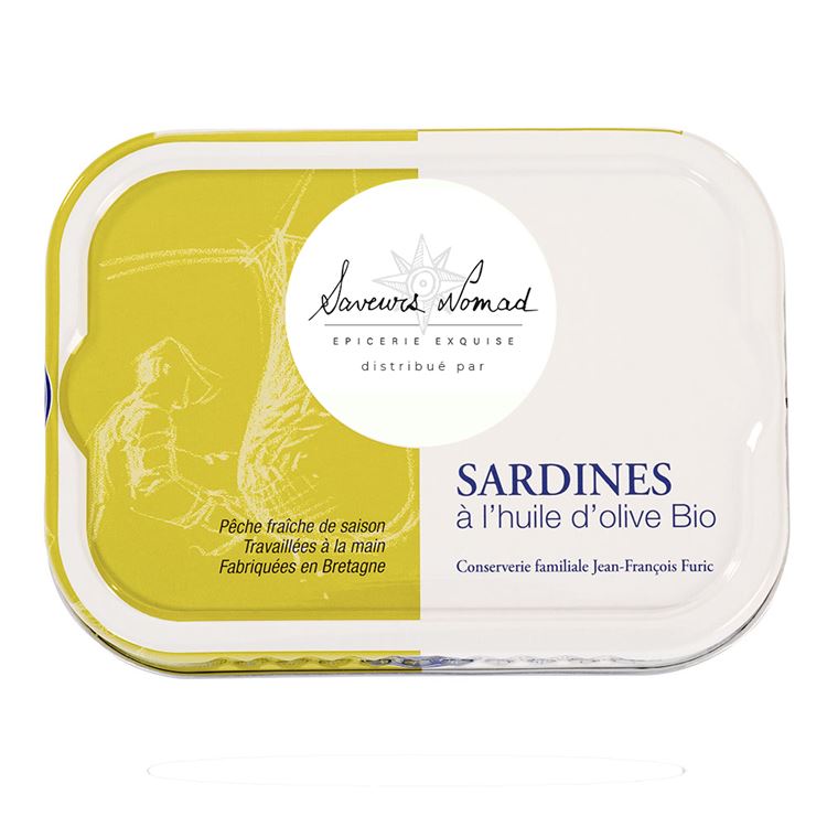 sardines à l'huile d'olive bio 115g
